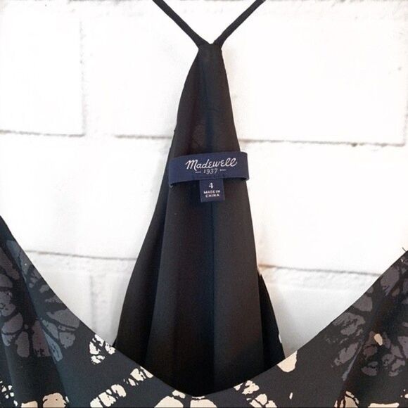 2 for $30 MADEWELL Starview Batik Grid Silk Dress - Picture 6 of 8